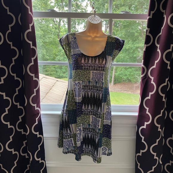 Blouse/Tunique with patterns transparent - Picture 1 of 3